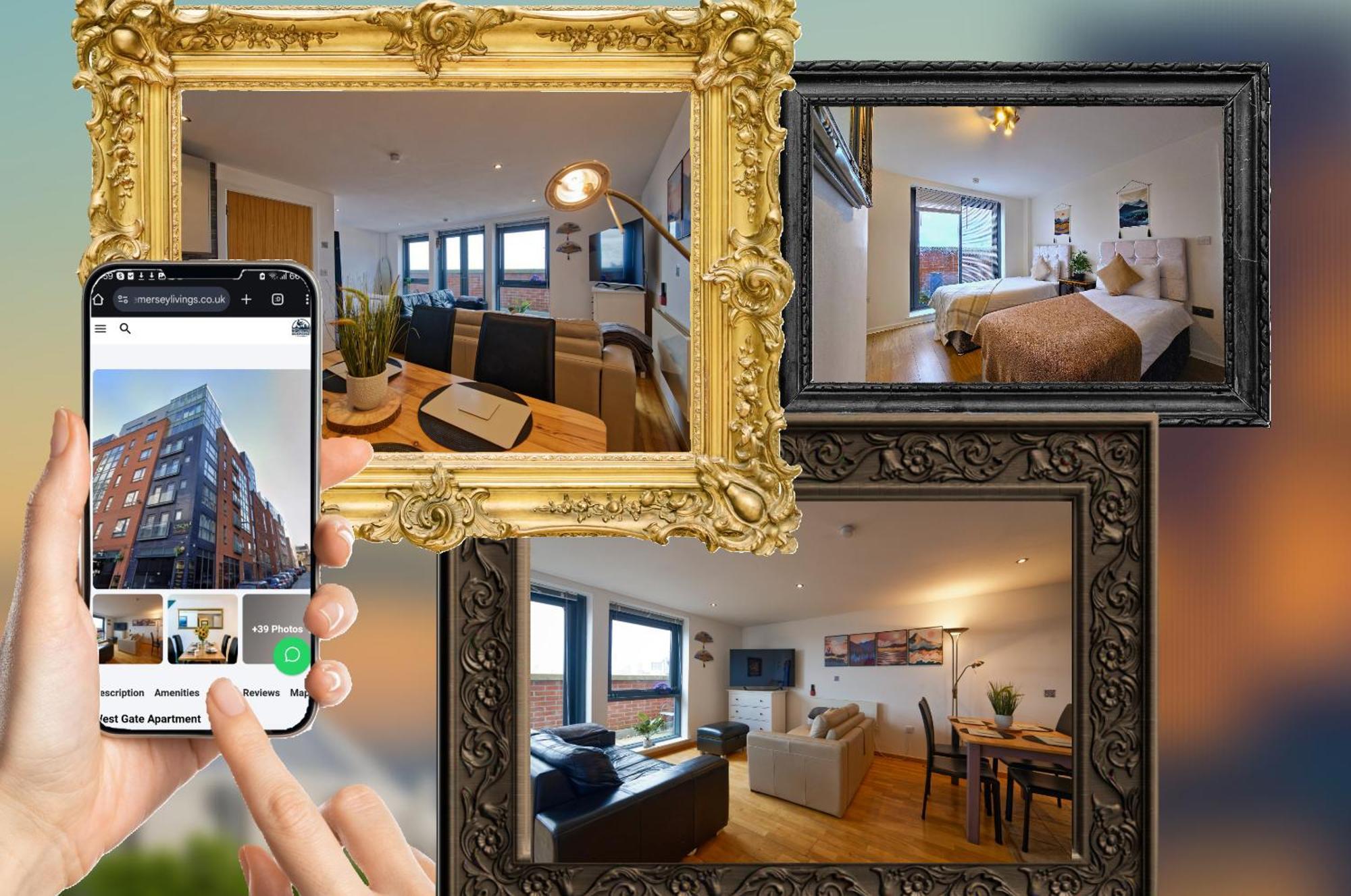 Sidemersey Livings- Convenient 1-Bedroom Flat With A View, Central Liverpool Exteriör bild